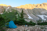 Campsite above Capitol Lake