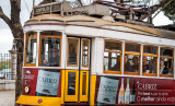 The Colorful Trolleys of Lisbon