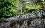 Old Railing and Stone Wall