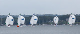 A Line of Sailboats