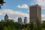 Atlanta Skyline From Tech Green