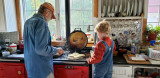Making Pancakes for Mother's Day