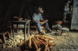 Jose Dominquez, Shucking Corn