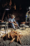 Jose Dominguez, Shucking Corn, II