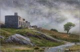 The remains of Cwmorthin cottages