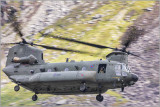 RAF Chinook in the Ogwen valley