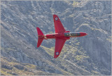 Red Arrows in the Ogwen Valley