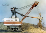 Hanna Coal Company (CONSOL) Bucyrus Erie 1950B (Egypt Valley Mine)