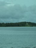 View of Brans Tower across a small arm of Strangford Lough
