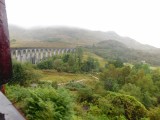 About to head over the famous bridge to the entrance to Hogwarts (or really Glenfinnan viaduct) 