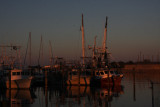 Night creeps into Fishermen's Cove