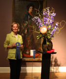 Art in Bloom 2021--interpretation of The Blue Kimono painting