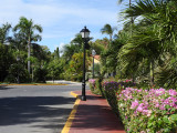 Main road into the resort