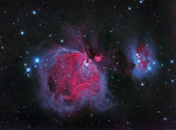 M42 Groer Orion Nebel und NGC 1977 Running Man