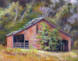 An Old Red Shed.  SOLD
