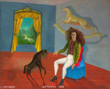 Paintings of two surrealist painters
