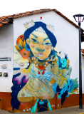 Eva Bracamontes mural - Josefa Ortiz de Dominguez at Juarez - Puerto Vallarta