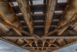 Underneath the Canadian Pacific Railway Bridge over the Moira River