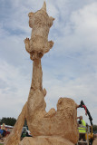Sam's finished sculpture Utterly Otterly
