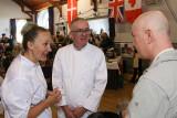 Judges Kristen Gilmour & Neil Mugg with Eamon (Ginge) Fullen