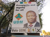 Johannesburg election poster
