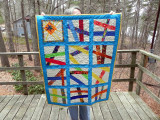 Crayon Crib Quilt, Linus Project - 2010