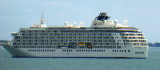 THE WORLD (2002) @ Southampton - leaving passing Ryde