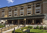 The former Fordyce bath house, now the park visitors center