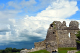 Wider view of Ogmore Castle.
