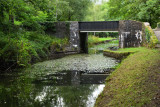 Metal bridge over the canal at Rheola, possibly for tramway.