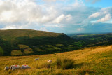 View towards Heol Senni.