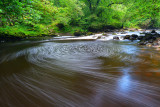 Flowing into the Farewell Rock gorge.
