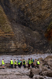 Geology students on a field trip.
