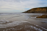 Patterns of the incoming tide.