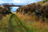 Footbridge over the old Neath to Brecon Railway line.