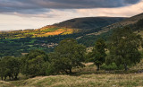 Last light on Fan Frynach.