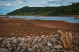Old walls appearing once again at Talybont.