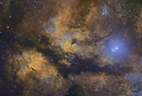 The Butterfly Nebula ( IC1318) in Cygnus
