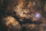 The Butterfly Nebula ( IC1318) in Cygnus