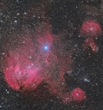 IC 2944, IC 2948 - The Running Chicken Nebula in Centaurus