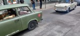 The Trabi  featured a duroplast body mounted on a one-piece steel chassis, know as a spark plug with a roof