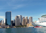 Cruise ship in Sydney Cove