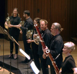 Four horns, two bassoons