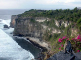 Cliff west of Ulawatu temple