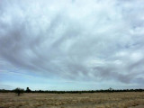 Big sky, road to Lake Mungo