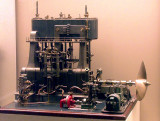 Model of ships engine