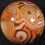 1.60: Banded Carnelian Agate - Madagascar