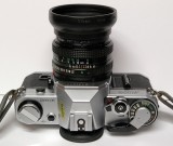 Canon AE-1 on Winter Day