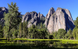 The Cathedral Spires and Rocks in Yosemite National Park