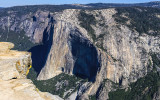 El Capitan as seen from the Taft Point Trail in Yosemite National Park